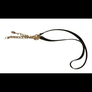 Miche Vegan Black Purse Strap Gold Chain Link 50X1